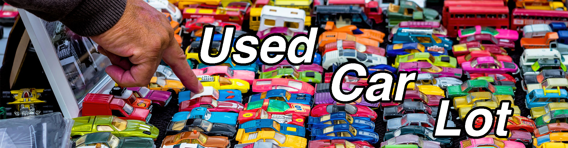 Used Car Lot at Flatoutslotcars.com.au