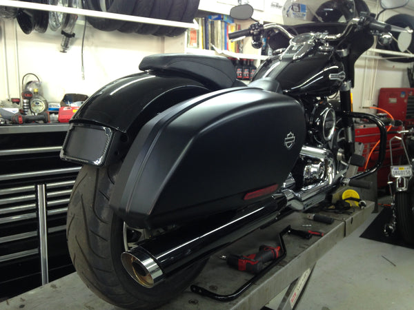 softail license plate relocation kit