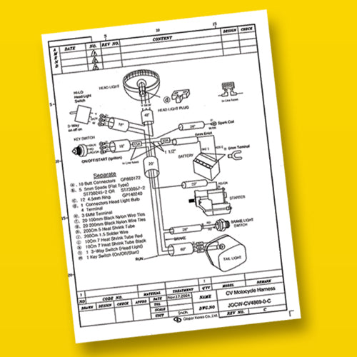 Custom Chopper Wire Harness – CycleVisions