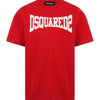 Dsquared2 Boy Red logo t-shirt - Designer childrens clothes