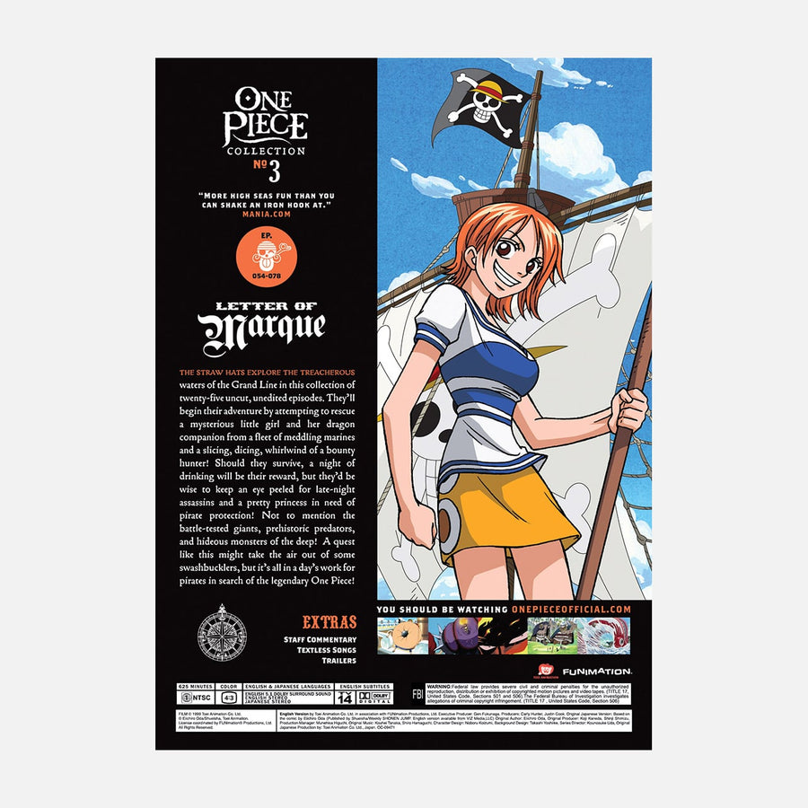 One Piece Collection 3 Dvd