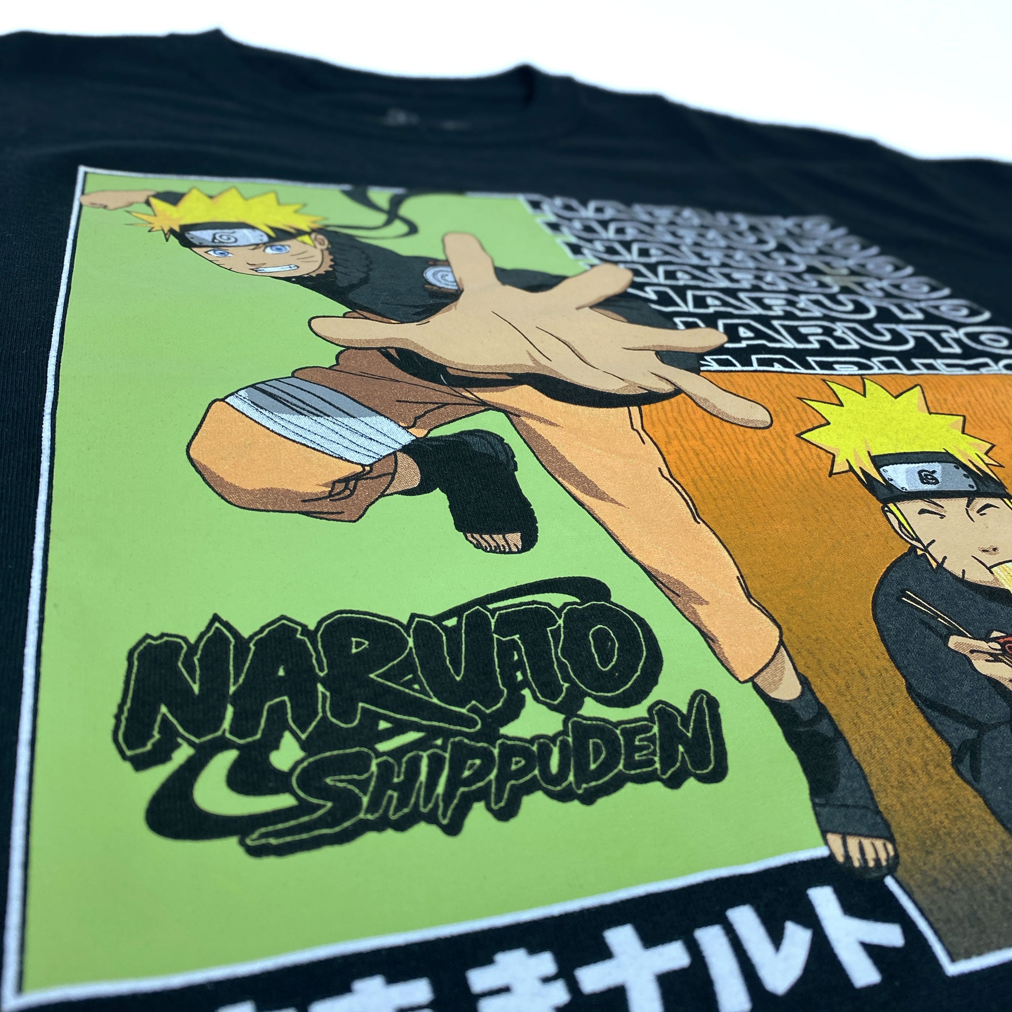 Naruto Shippuden - Naruto Fight Ramen Panels T-Shirt - Crunchyroll Exc