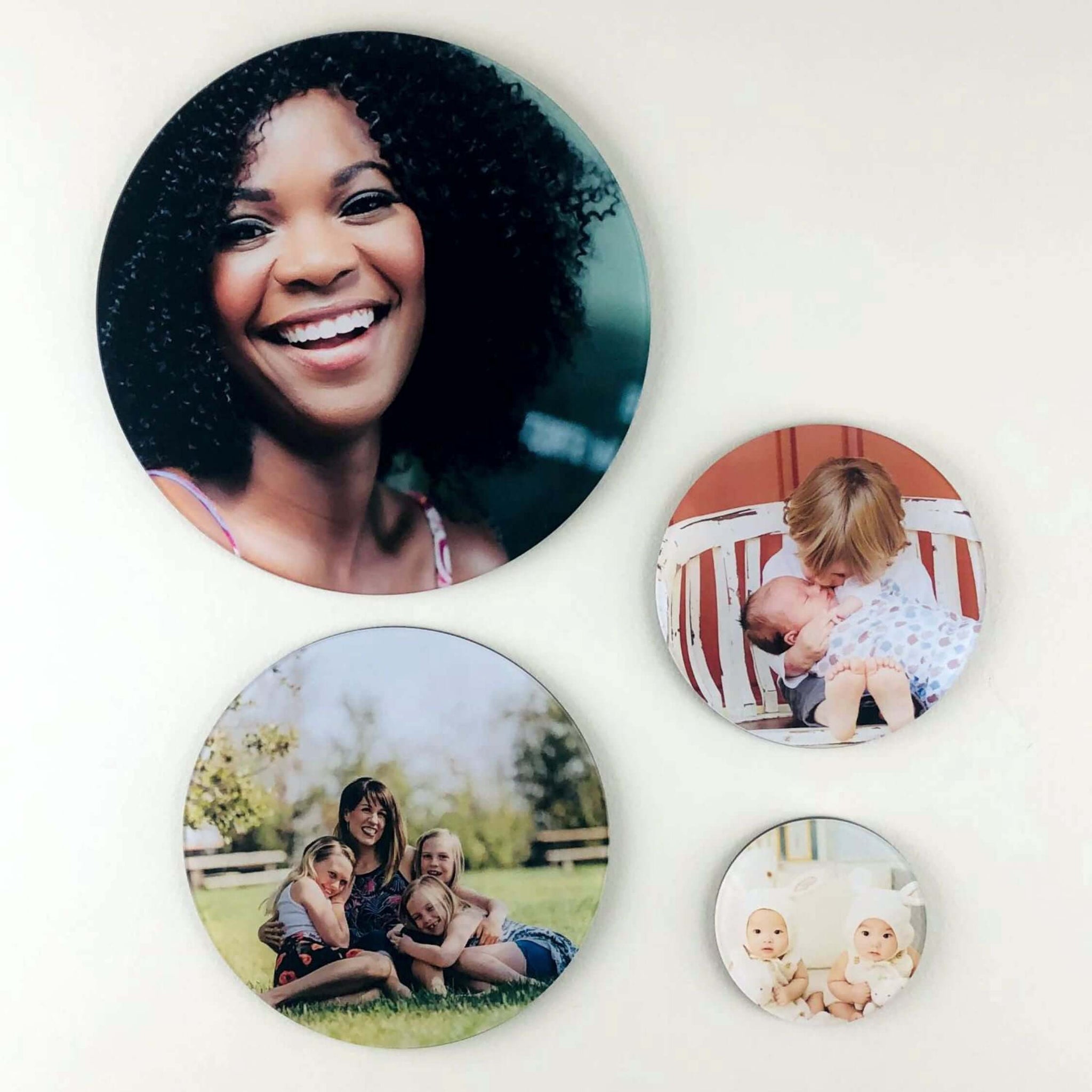 Acrylithins Circle Acrylic Prints 1 8 Thin Stickable Photo Tiles Picfoamscom Inspirational Cut Outs