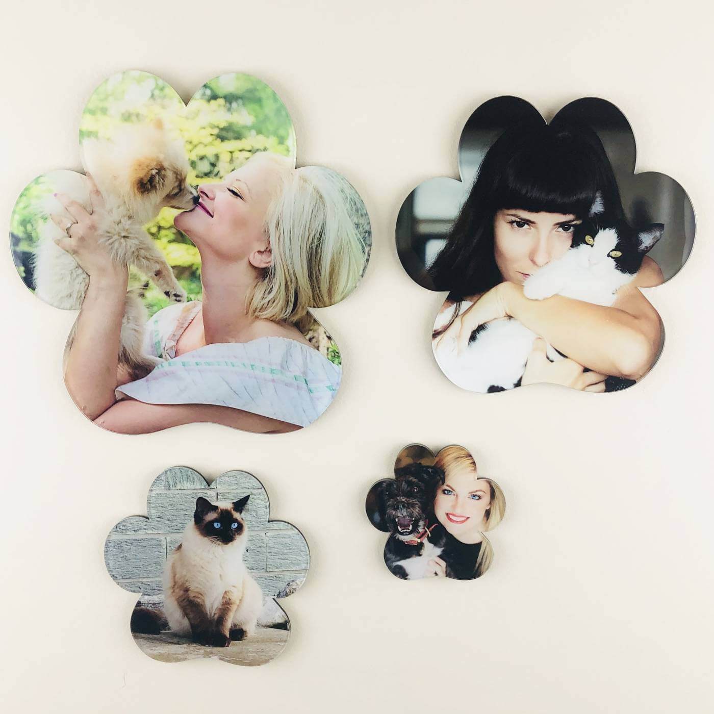 AcryliThins™ Paw Print Acrylic Prints - 1/8" Thin Stickable Photo Tiles