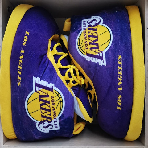 HappyFeet NBA Slippers - Los Angeles Lakers - Small 