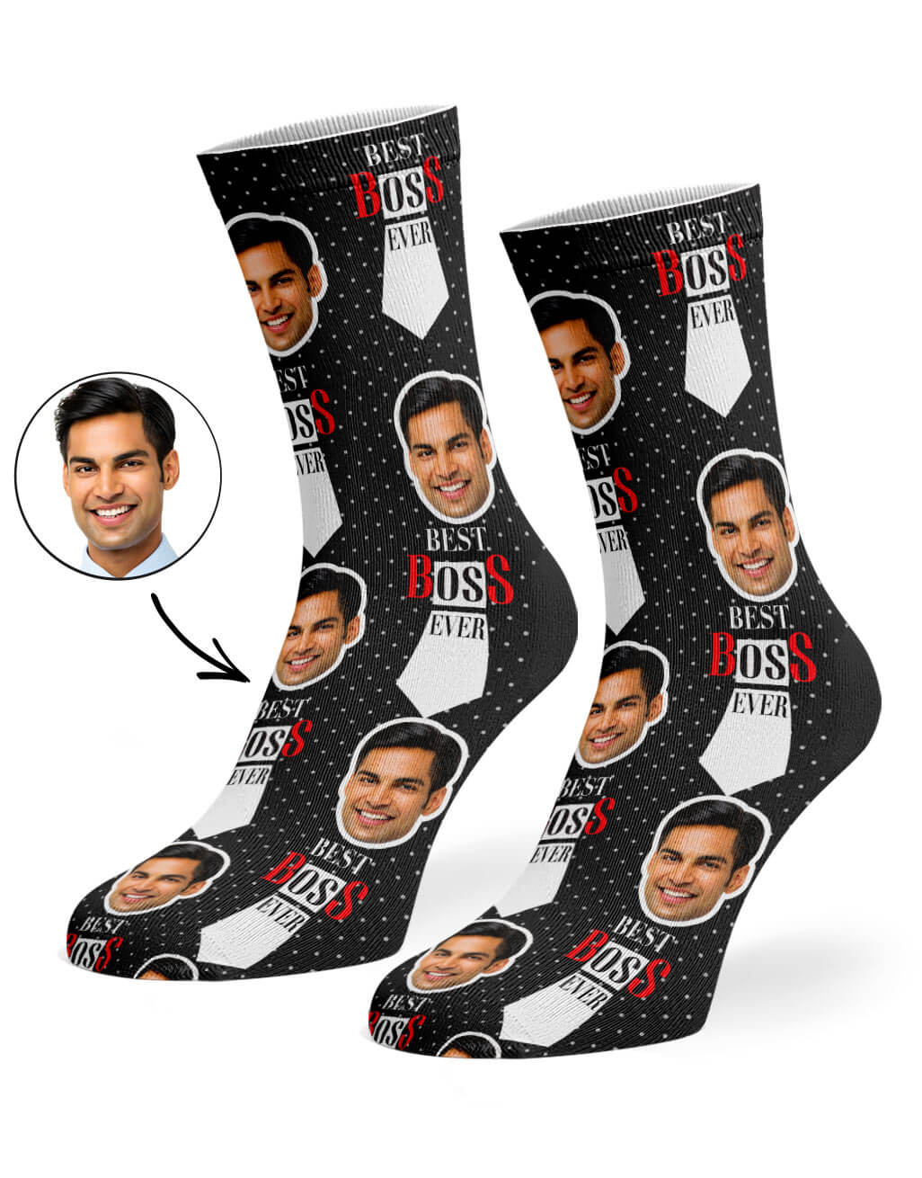 Personalized Best Boss Socks – Super Socks
