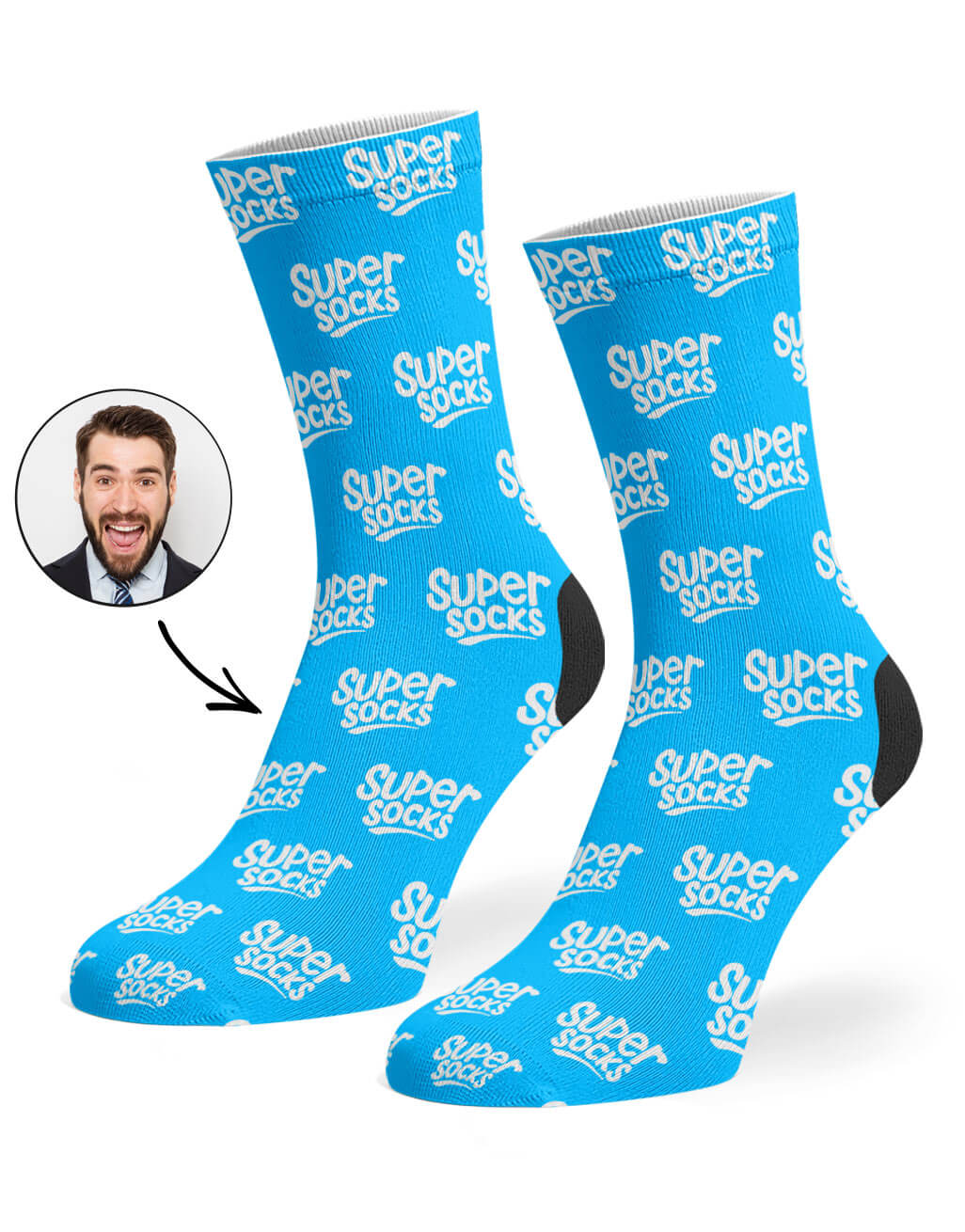 Your Logo on Socks - Custom Business Logo Socks – Super Socks