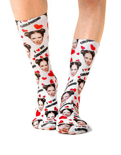 I Love My Girlfriend Custom Boxers - Personalized Boxers – Super Socks