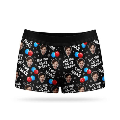 Jingle Balls Custom Boxers - Personalized Boxers – Super Socks