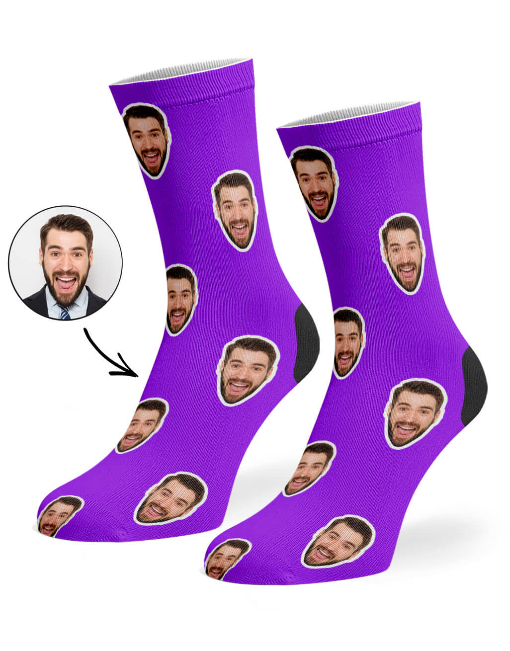 Your Face Custom Socks Personalized Socks Super Socks 2238