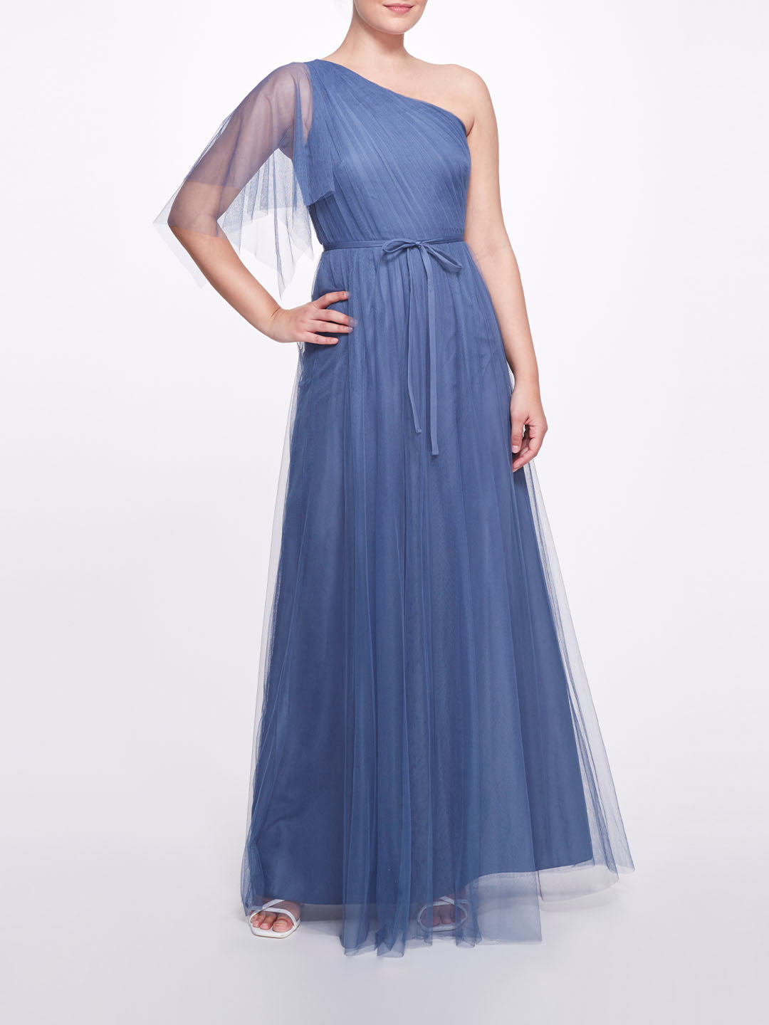 Marchesa Bridesmaids Palermo Gown In Blue