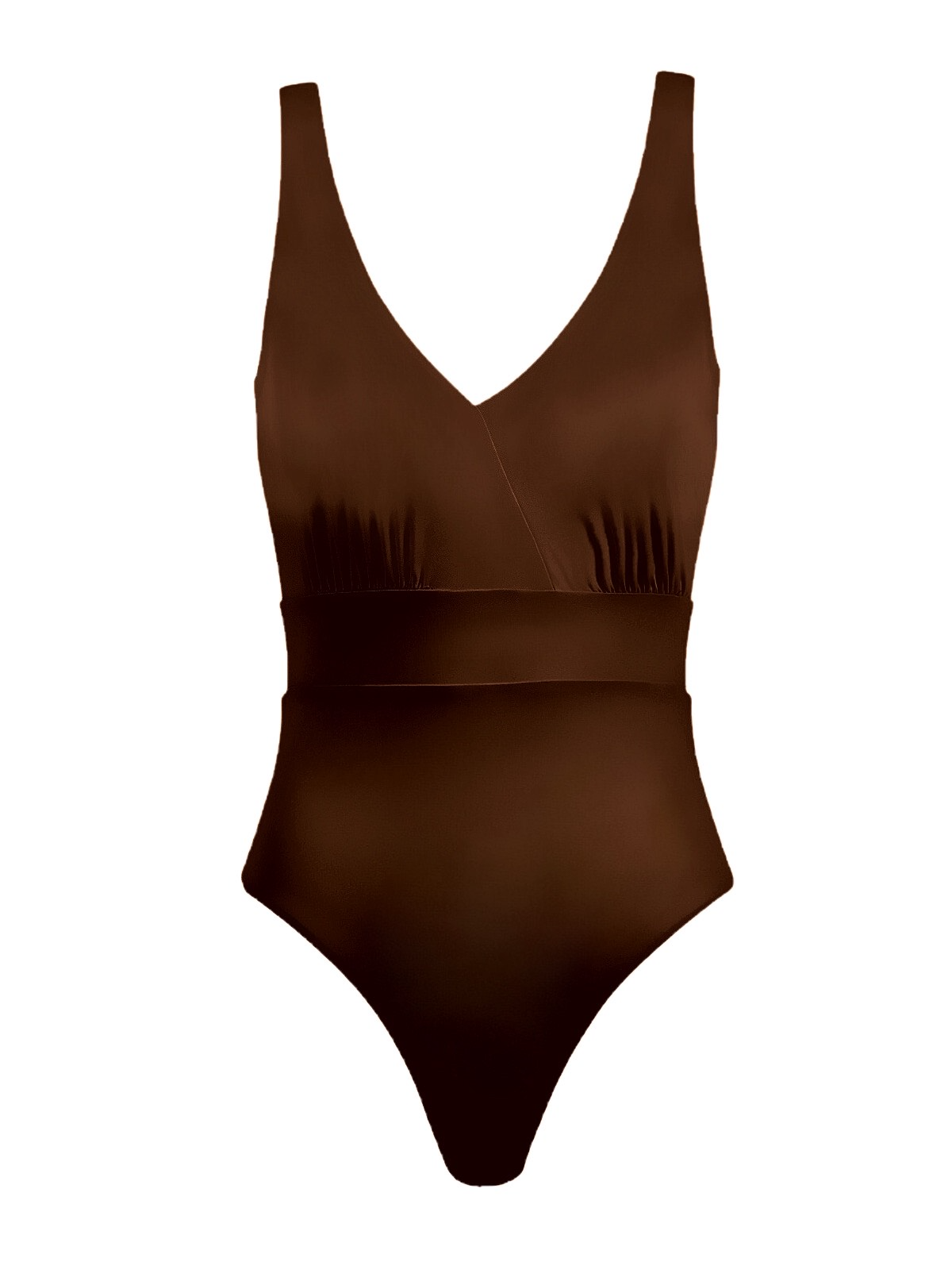 Bromelia Swimwear Trancoso Padded One Piece In Chocolate Brown