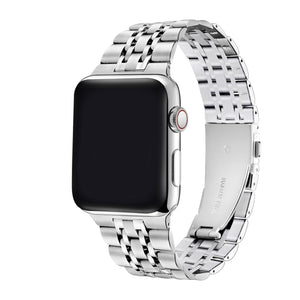 Rainey Stainless Steel Replacement Band for Apple Watch - Silver