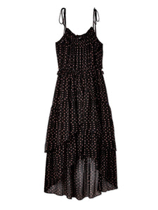 Zakia Chiffon Asymmetrical Midi Dress