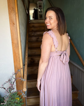 Romanticized Blush Maxi Dress