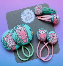 Mint & Pink Owls