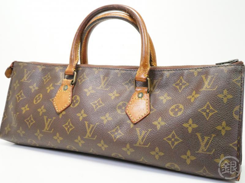 Louis Vuitton Vintage Monogram Canvas Sac Triangle Tricot Bag For