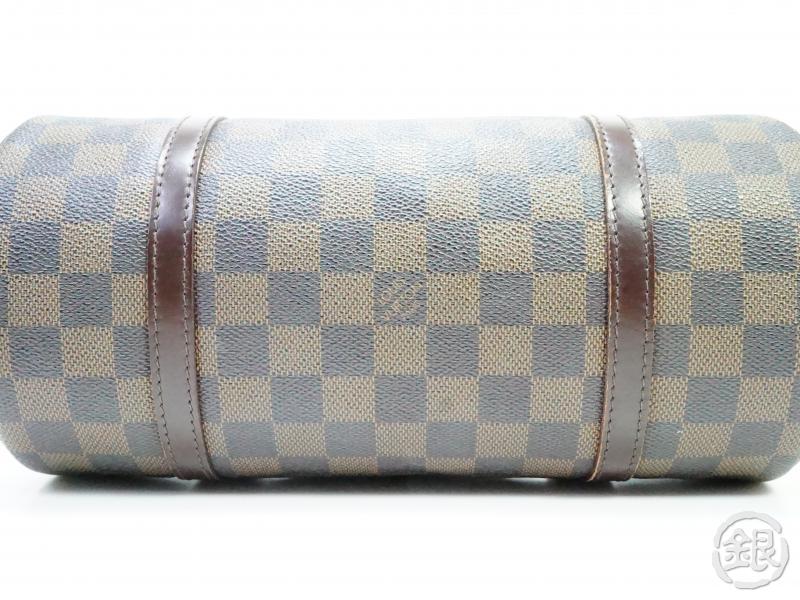 AUTHENTIC PRE-OWNED LOUIS VUITTON DAMIER EBENE PAPILLON 26 BARREL BAG – ginza-japan