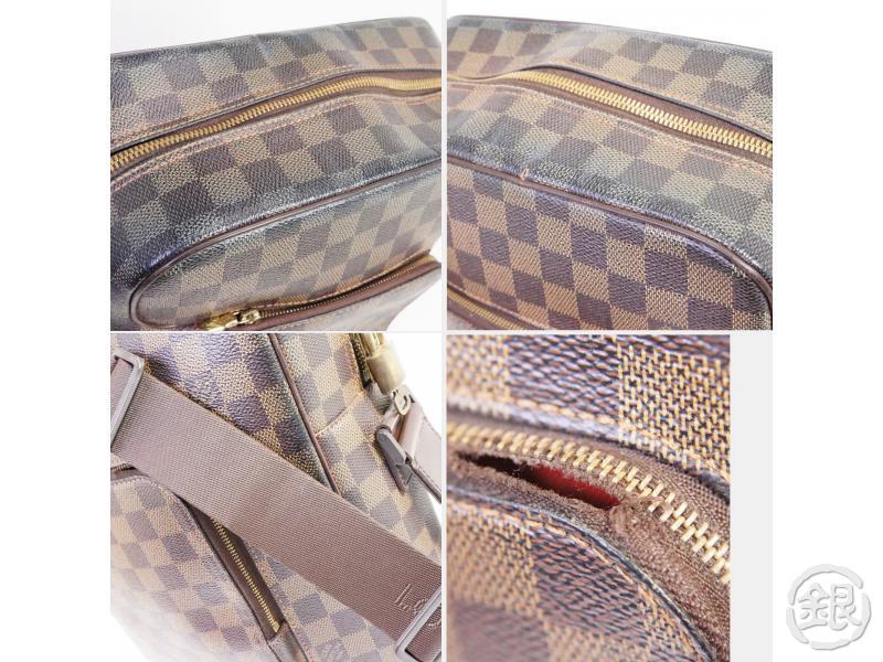 AUTHENTIC PRE-OWNED LOUIS VUITTON LV DAMIER EBENE OLAV MM CROSSBODY ME – ginza-japan