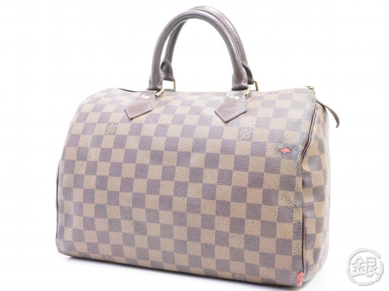 authentic pre-owned louis vuitton damier ebene speedy 30 duffle hand b – ginza-japan
