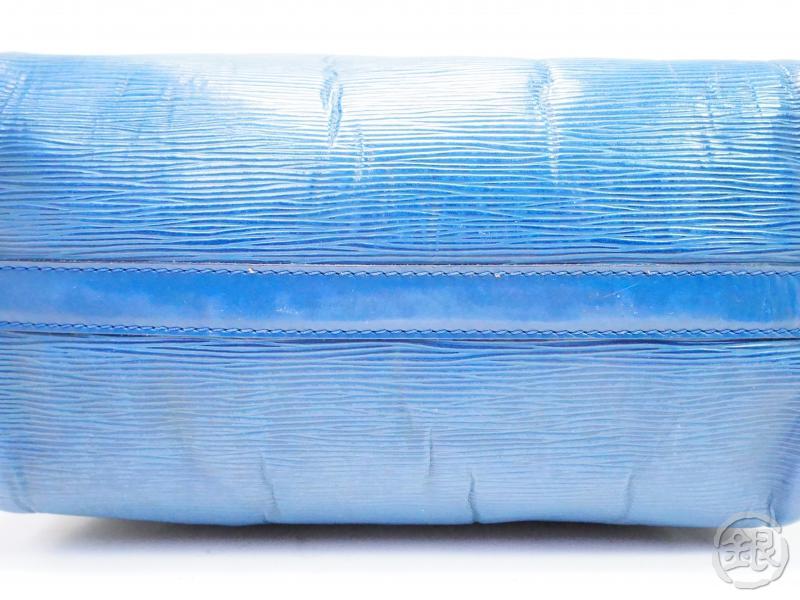 authentic pre-owned louis vuitton lv epi toledo blue speedy 25 duffle – ginza-japan