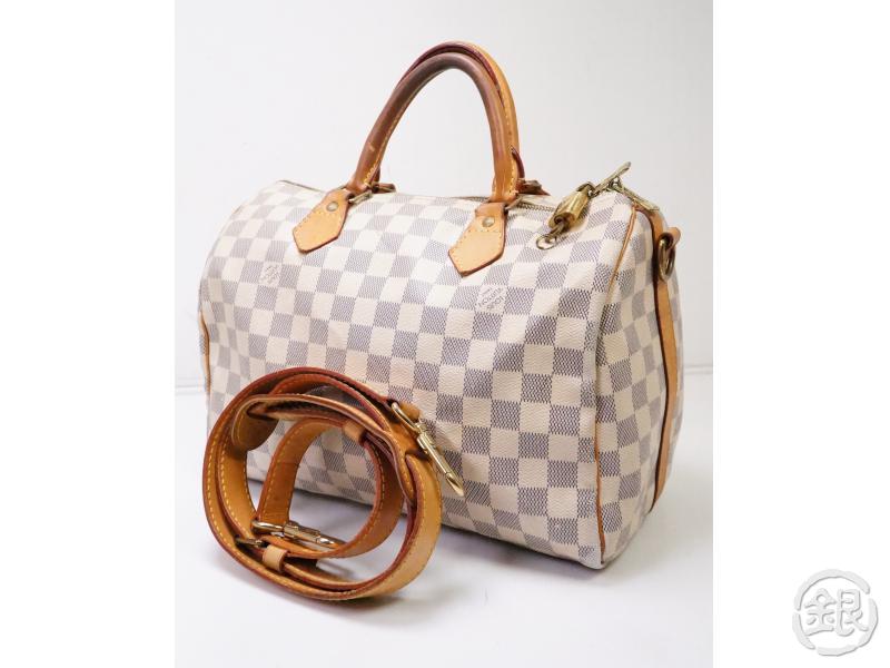 authentic pre-owned louis vuitton damier azur speedy 30 bandouliere 2- – ginza-japan