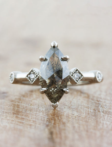 Salt and Pepper Diamond Engagement Rings Guide - Aurelius Jewelry