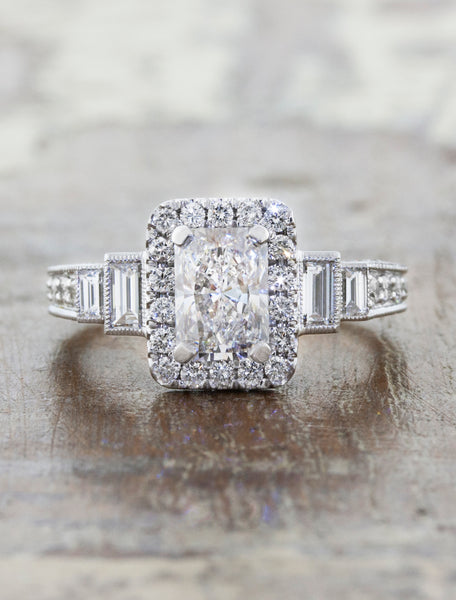 radiant diamond ring