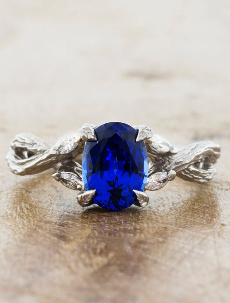 Emery: Montana Sapphire Ring, Nature-Inspired | Ken & Dana Design