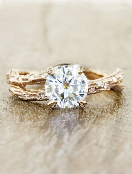 Mable Diamonds: 1.25 ct Nature-Inspired Diamond Solitaire Ring | Ken & Dana