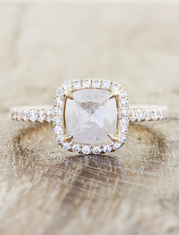 Rose Gold Diamond Engagement Rings | Ken & Dana Design
