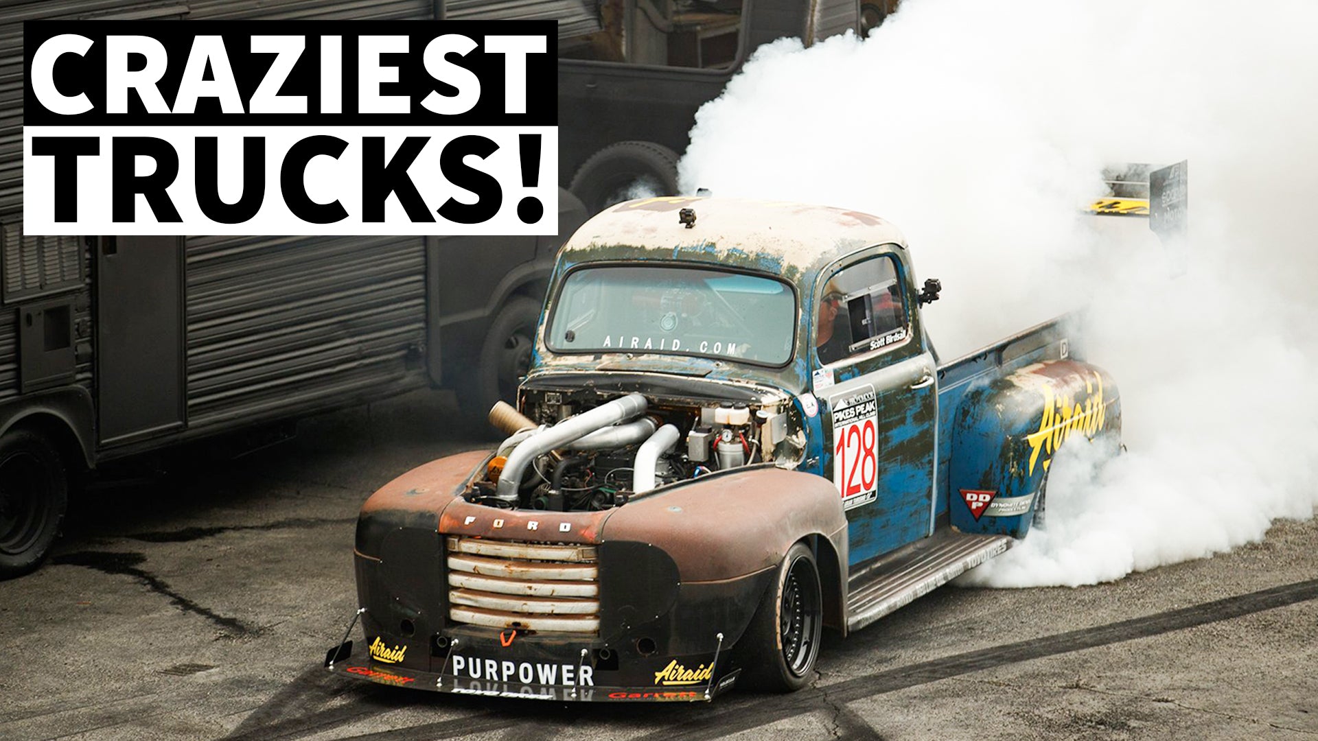 Chopper Hauler Chevy C10 Truck Project Gets Rowdy In The Yard Hoonigan