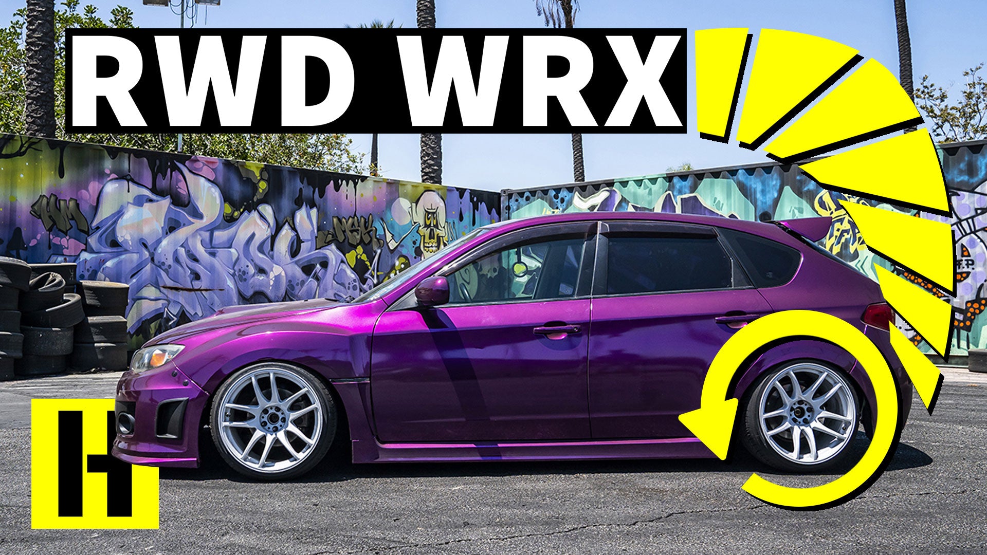 A Rear Wheel Drive Subaru Wrx Ex Stance Kid Goes Drifting Hoonigan