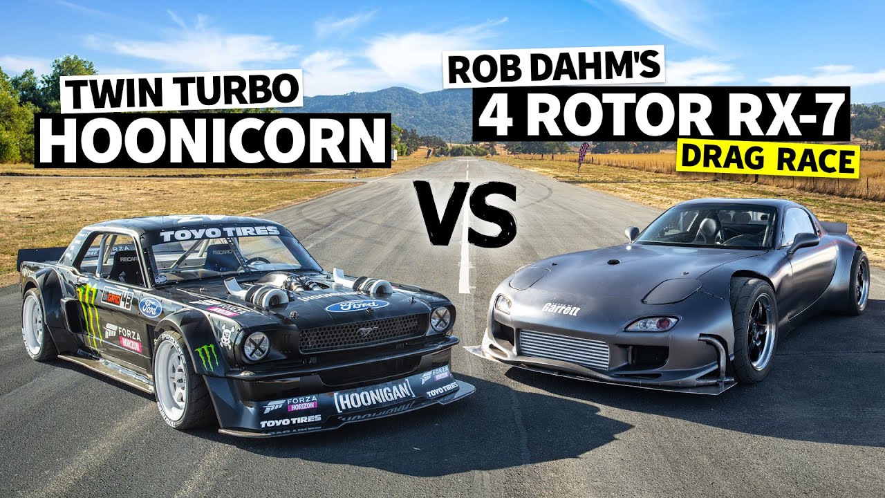 Ken Block Vs Rob Dahm 1 240hp 4 Rotor Awd Rx 7 Is Our Wildest Battle Hoonigan