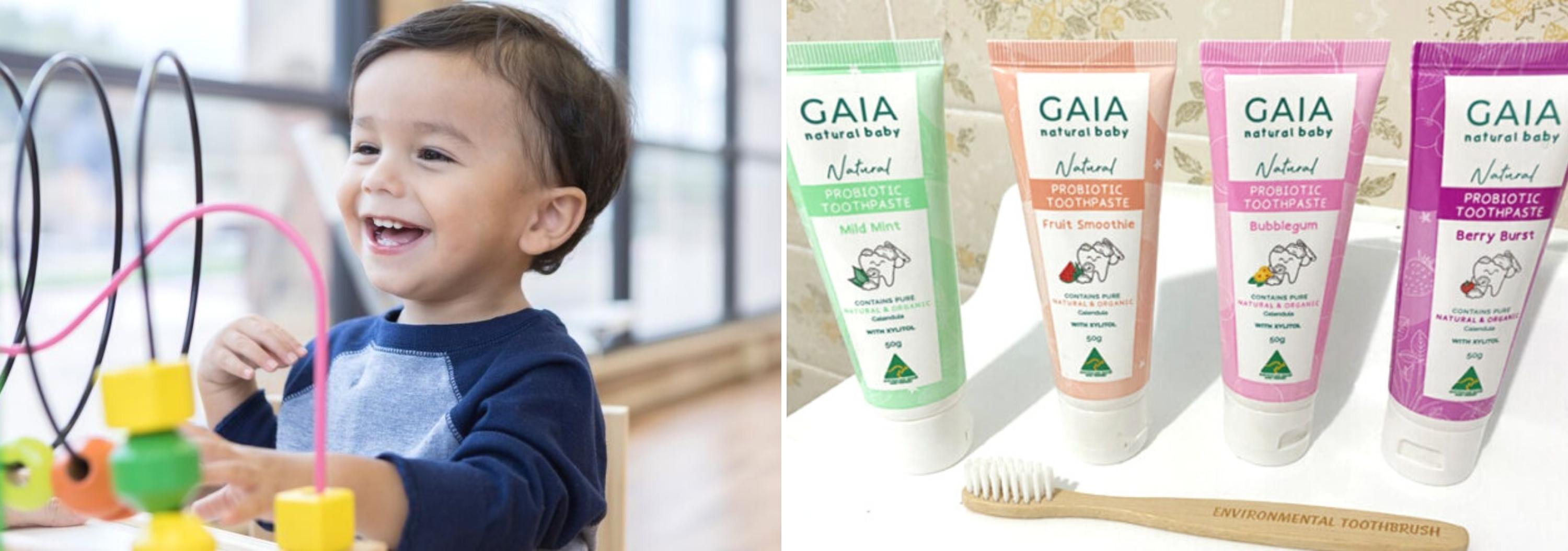 Organic Baby Toothpaste Singapore | Gaia Natural Baby