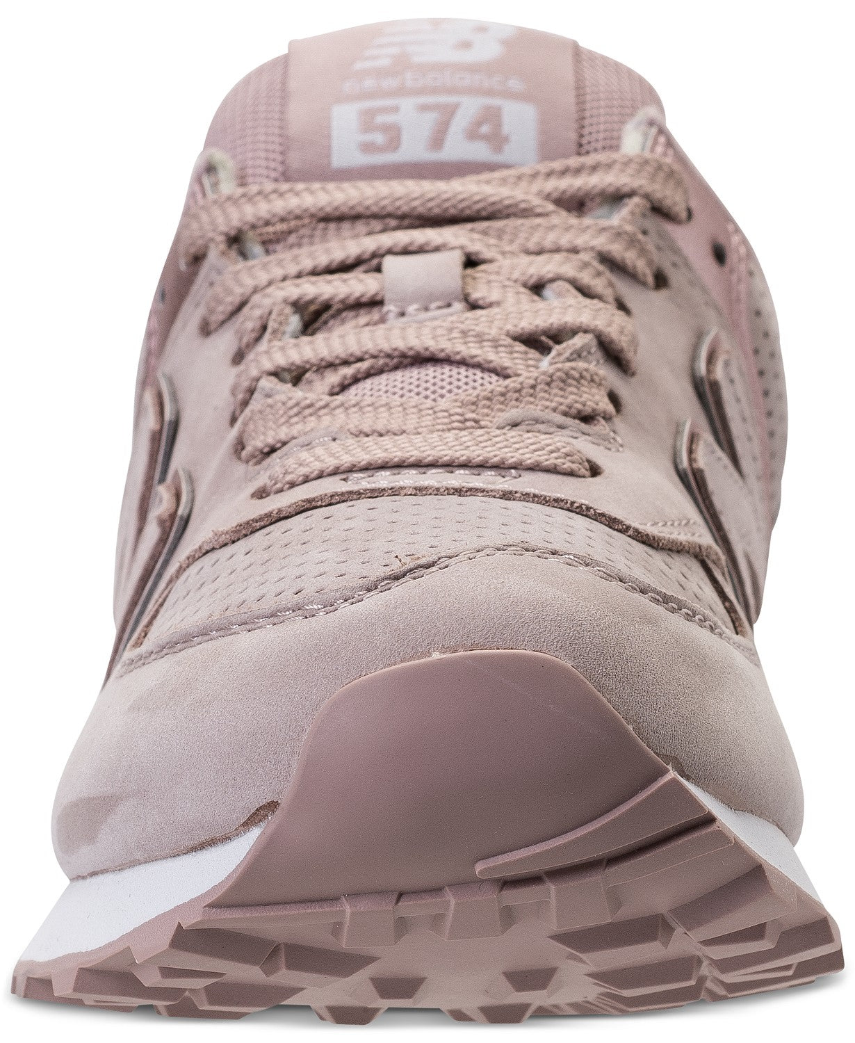 women's 574 rose gold casual sneakers