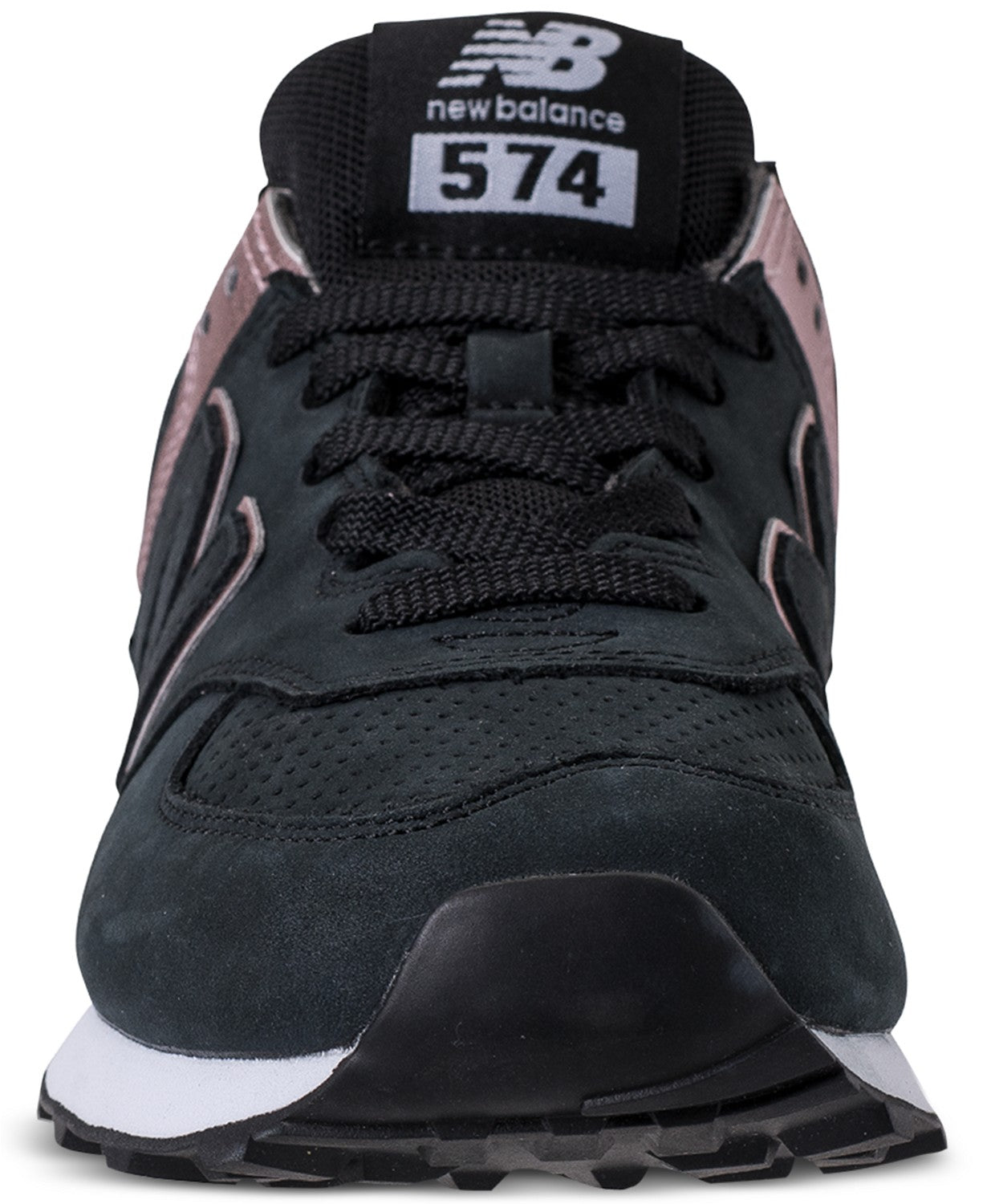 new balance 574 rose gold black