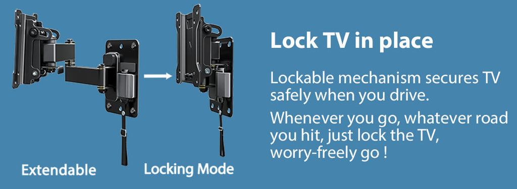 Mounting Dream Lockable RV TV mount