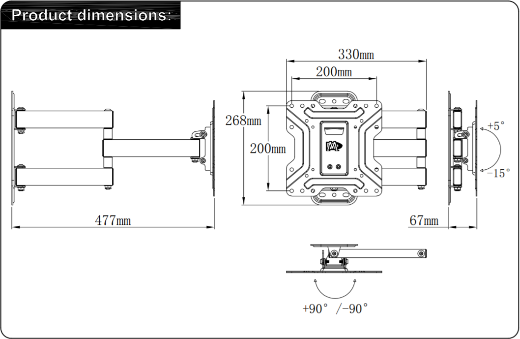 MD2413-S dimensions