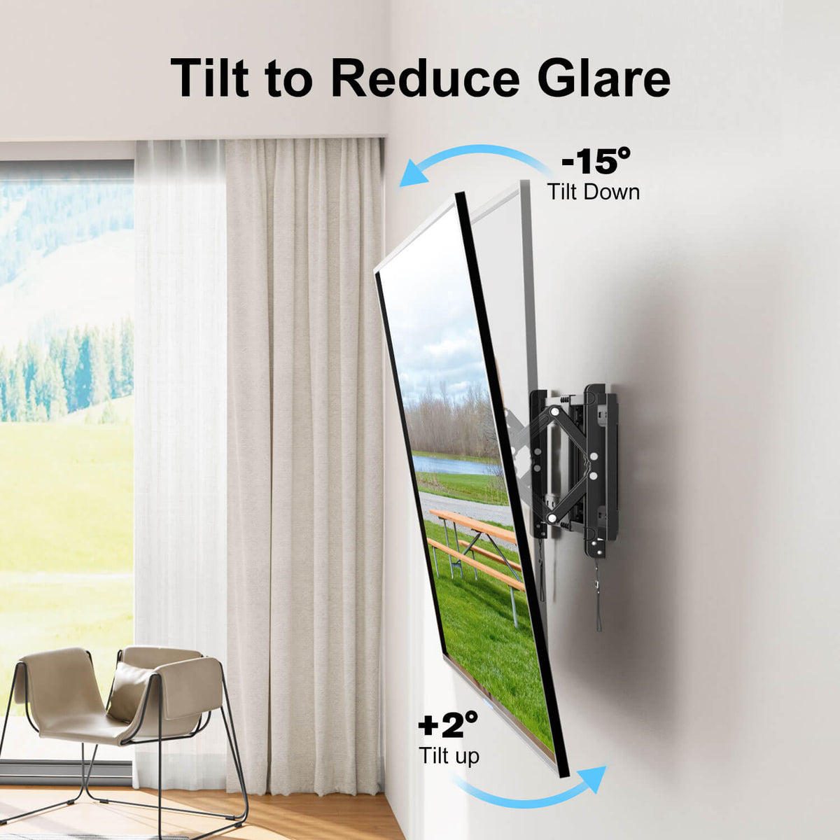 Tilt TV Mount for 42''-90" TVs MD2104