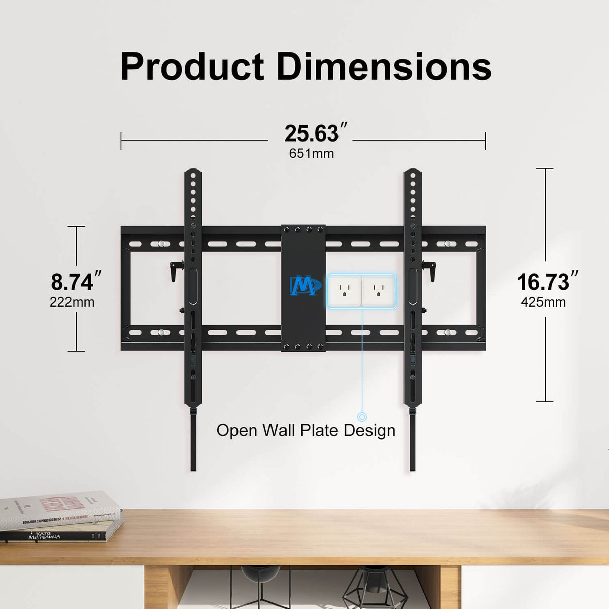 Tilt TV Mount for 42''-90" TVs MD2104