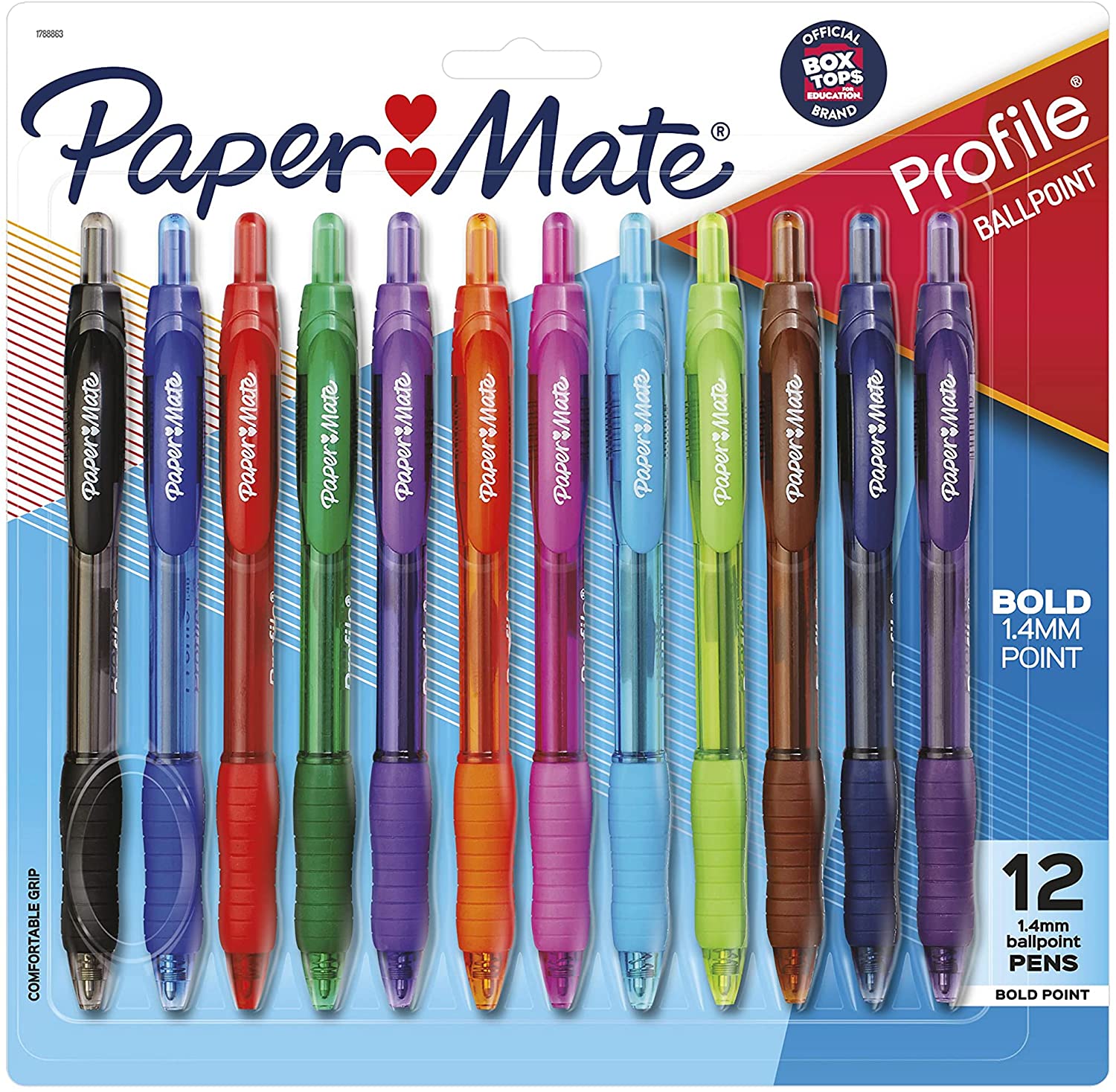 Iconic 10 Mild Gel Pen 0.5mm Navy ,New