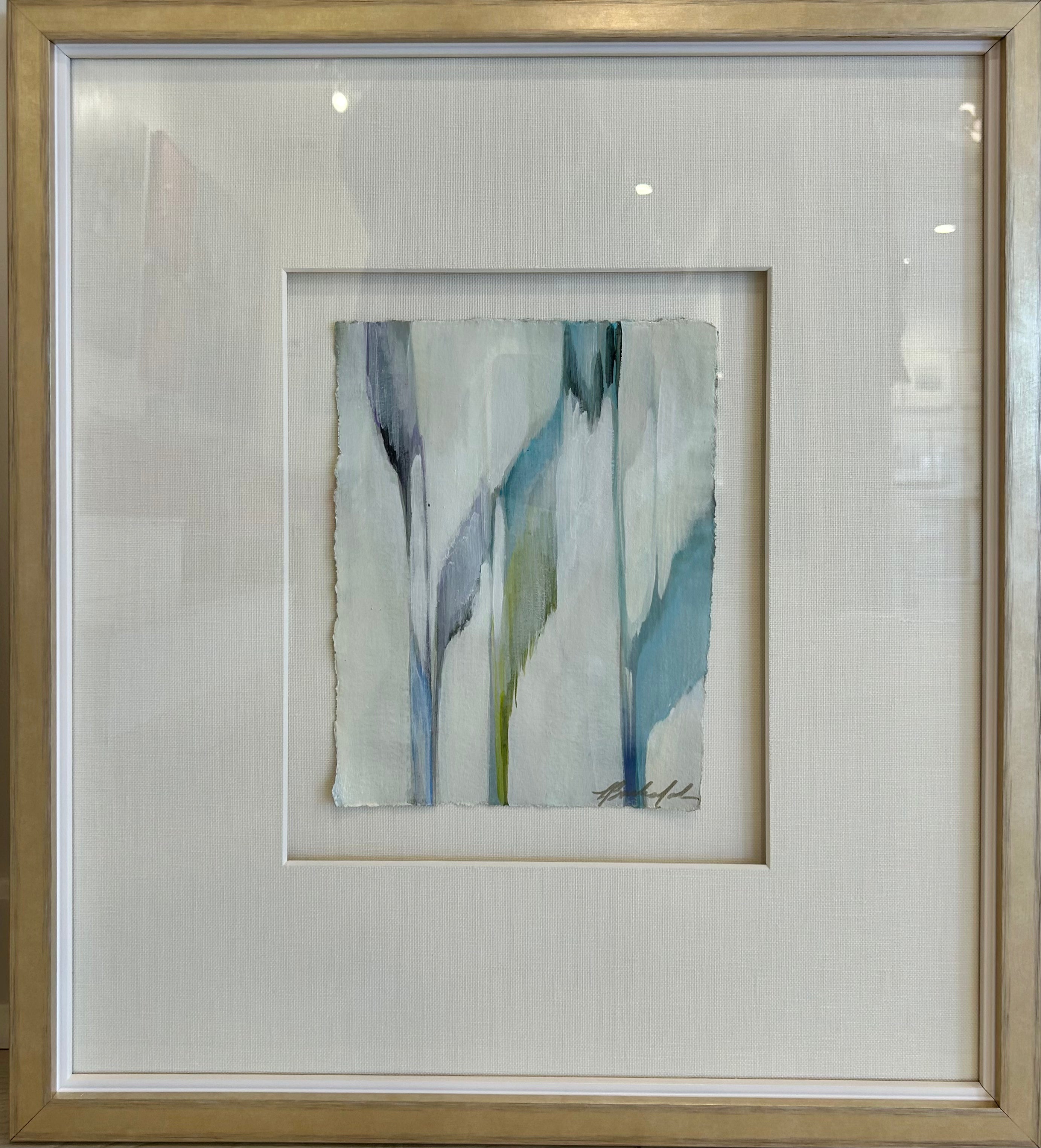 22.5x25 Original Abstract on torn paper (1)