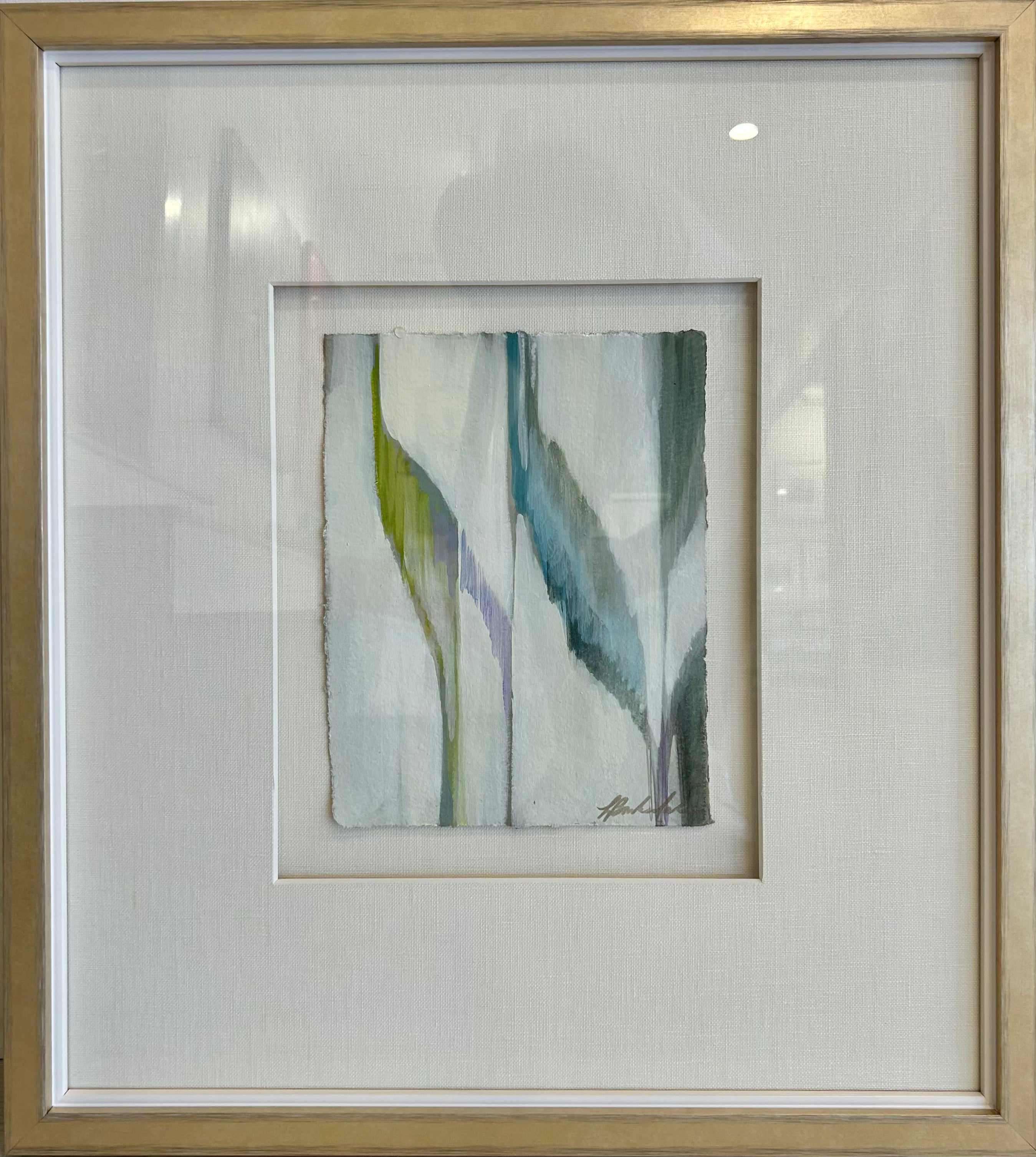 22.5x25 Original Abstract on torn paper (2)