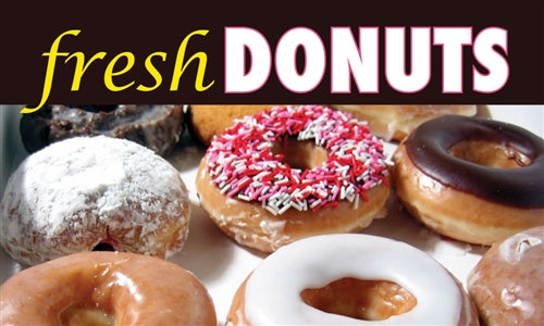 Fresh Donuts- 20"w x 12"h Ceiling Dangler