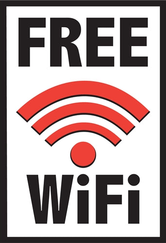 Free Wifi- Waste Container Insert