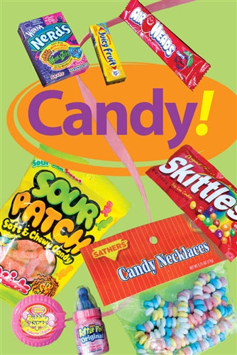 Aluminum Two Sided Panel for Flexible Curb Sign "Candy"