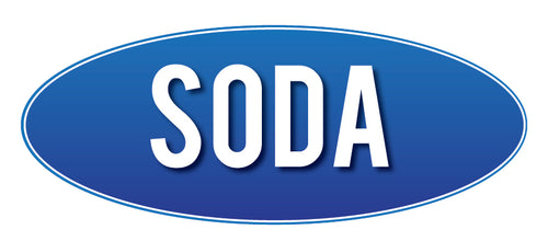 Soda Store Sign- 9" w x 23" h