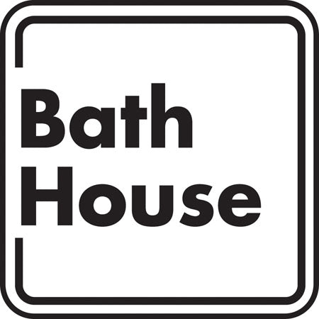 Bath House- 12"w x 12"h Aluminum Sign