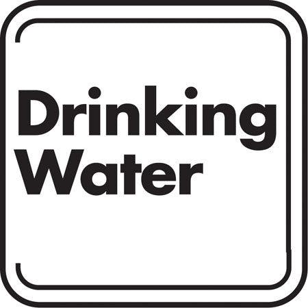 Aluminum Sign- "Drinking Water"
